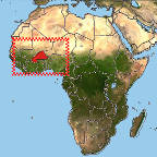 Mappa Africa/Burkina Faso